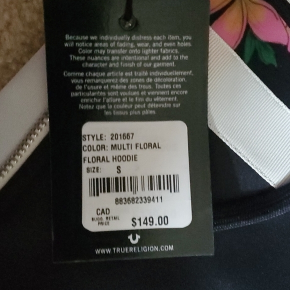 True Religion Multi Floral Jogger Set - Picture 7 of 7